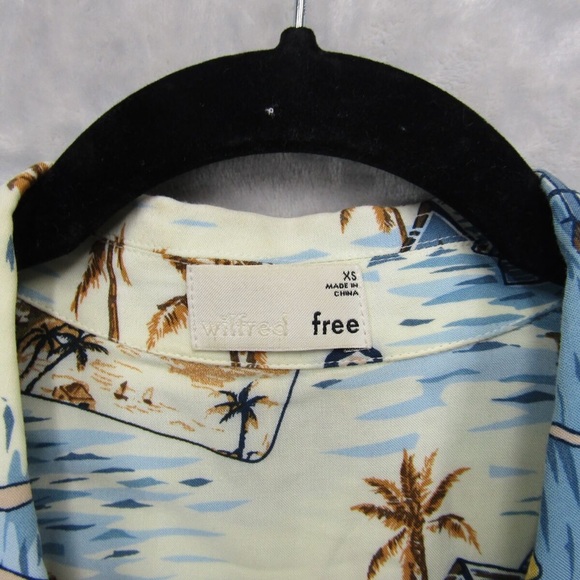 Aritzia Wilfred Hawaiian Tropical Aloha Shirt - XS - Picture 4 of 6